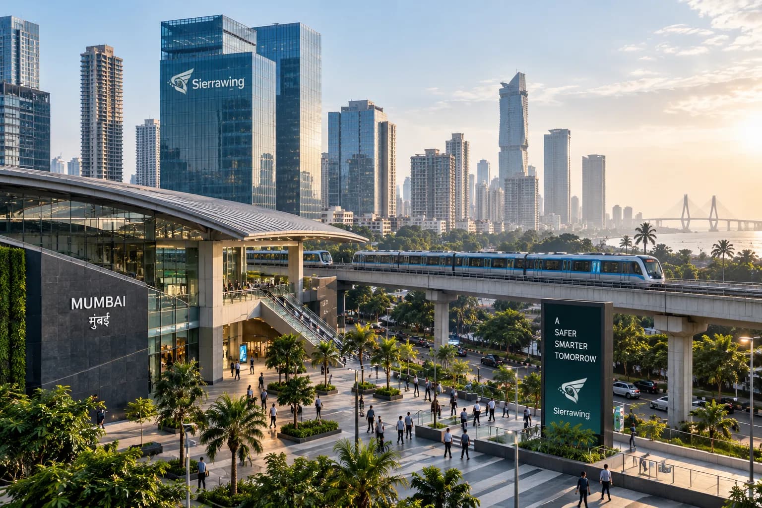 Sierrawing headquarters skyline in Mumbai, Maharashtra